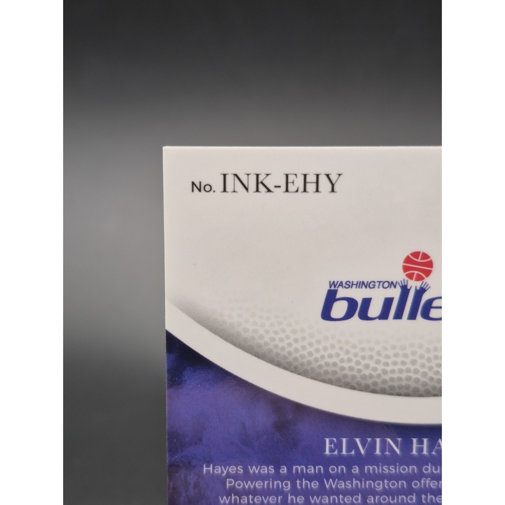 2024-25 Panini Immaculate Elvin Hayes #14 Immaculate Ink Red Auto‎ /49 Bullets - Picture 7 of 10